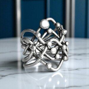 🆕️Turkish Handcrafted Adjustable Zamak Ring | Artisanal Design from Istanbul 💍